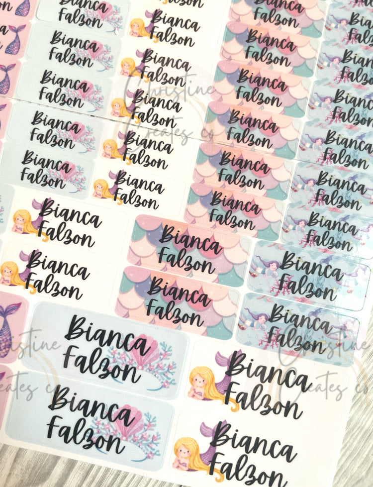 Water resistant Labels for school | childcare | nursery