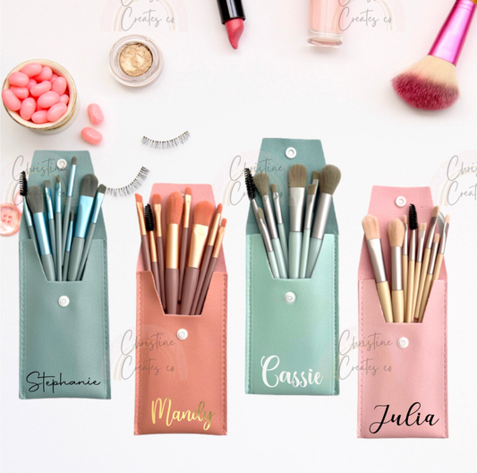 Personalised make up brush kit | travel | minisize | custom