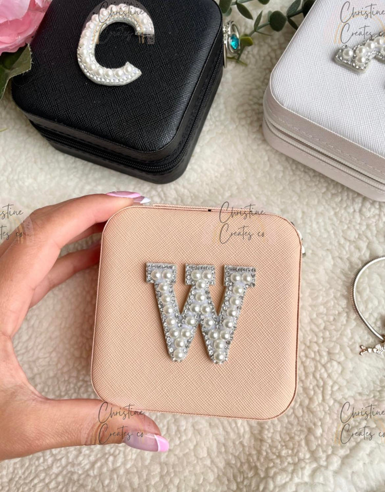 Personalised Jewelry boxes | faux leather |Bridesmaid gifts| Birthdays | travelling | portable