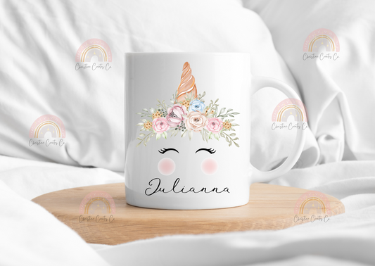 Unicorn printed mug