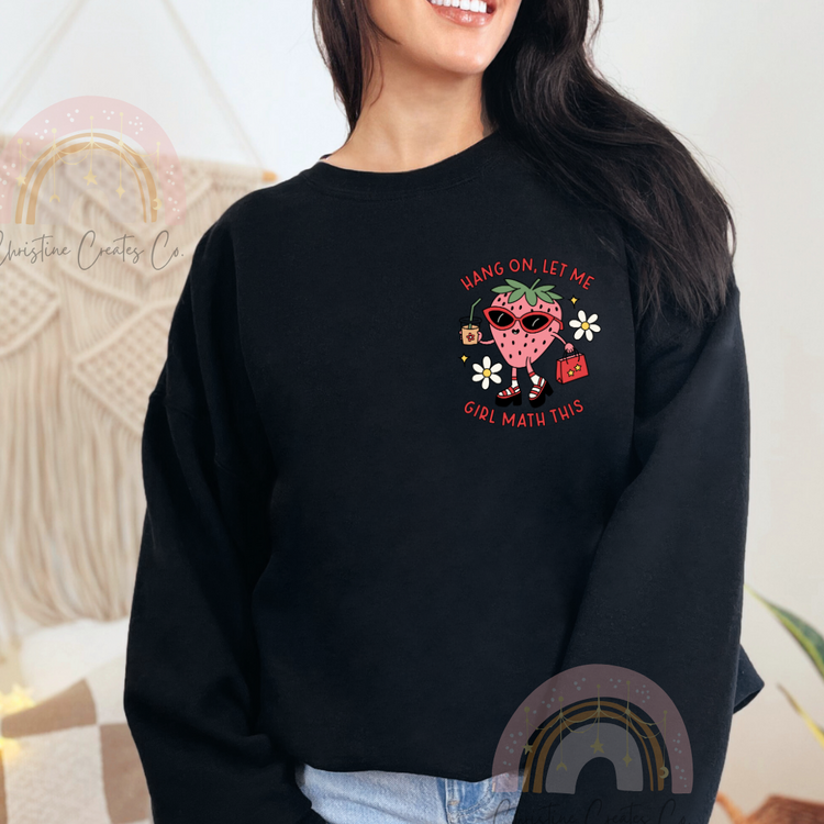 Strawberry Math sweatshirt
