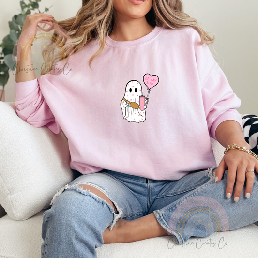 Valentine Ghoul Pink sweatshirt