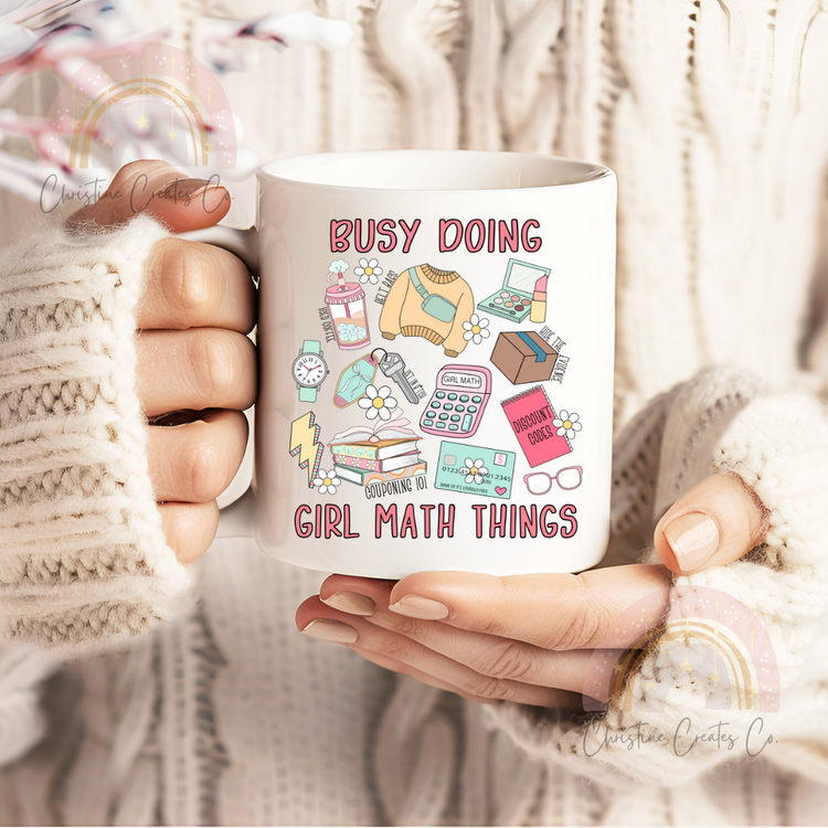 Girl Math Things mug